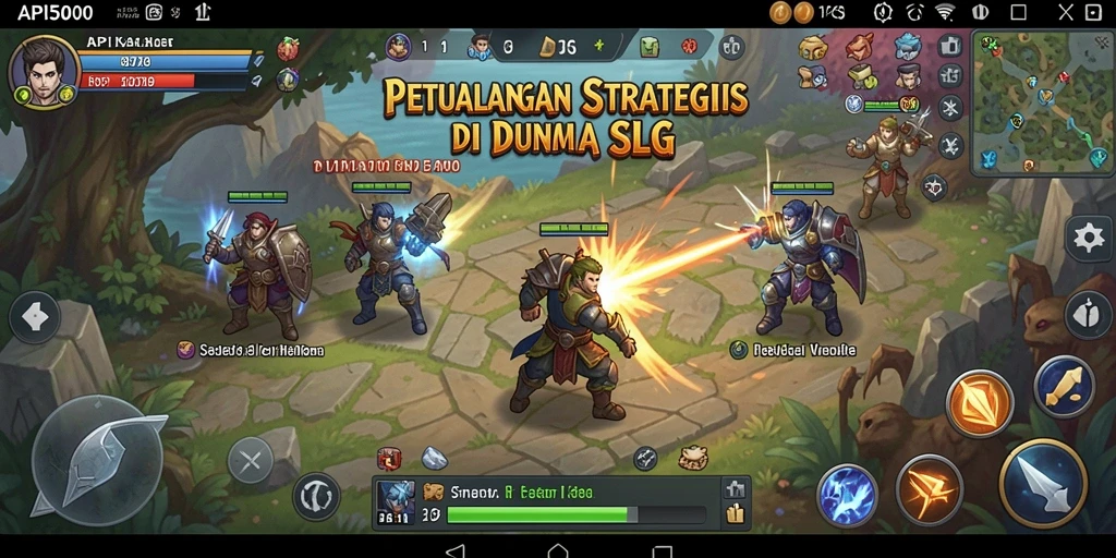 Screenshot utama menunjukkan gameplay menarik di API5000.