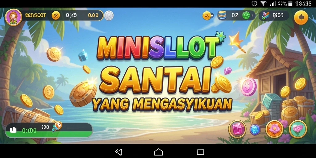 Screenshot gameplay MINISLOT menampilkan tampilan slot yang menarik dan interaktif.
