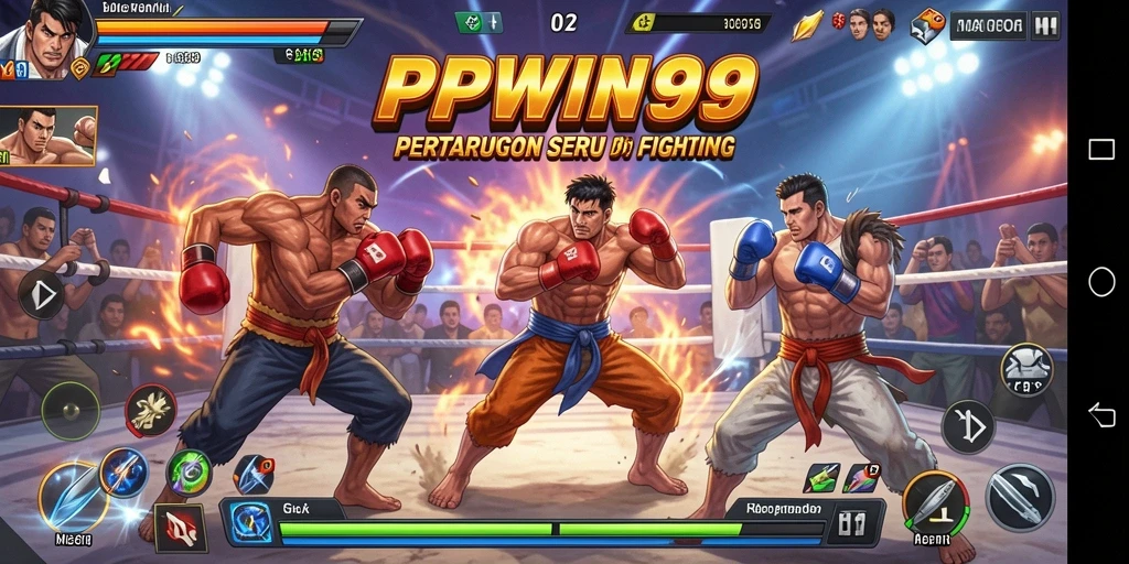 Tampilan gameplay PPWIN99 yang menegangkan saat bertarung.