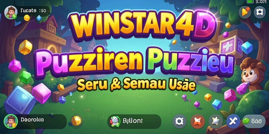Tampilan screenshot yang menunjukkan gameplay menantang dari WINSTAR4D.